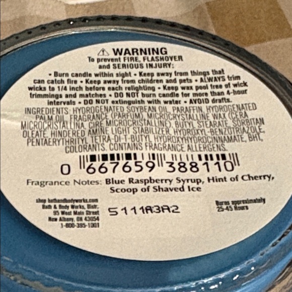 BBW Blue Raspberry Snow Cone 🫐 - Picture 2 of 3